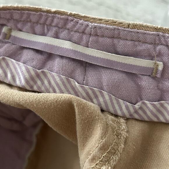 Banana Republic Womens Pants Tan Utility Chino Straight Leg Stretch 10 - Picture 6 of 13